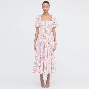 Hill House Home: The Matilda Dress - Pomegranate Stripe / XXL
